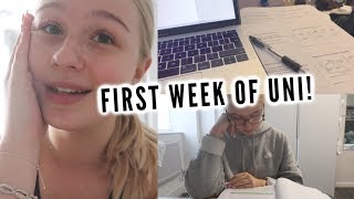 FIRST WEEK OF LECTURES  uni weekly vlog [upl. by Ylatan667]