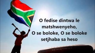 Nkosi Sikelel iAfrika south african national anthem with lyrics  Inno nazionale sudafricano [upl. by Nalyorf]