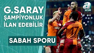 Fenerbahçe Puan Kaybederse Galatasaray Şampiyon Olabilir  A Spor  Sabah Sporu  12052024 [upl. by Rolf960]