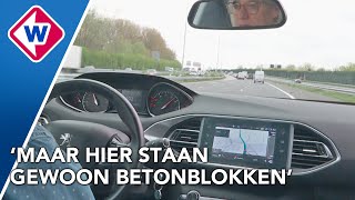 Navigatie stuurt bestuurders door tunnel die nog niet bestaat [upl. by Oren739]