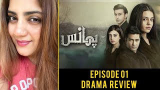 Phaans  Episode 1 Review  HUM TV Drama Review With Mahwash Ajaz  Drama Review [upl. by Laram]