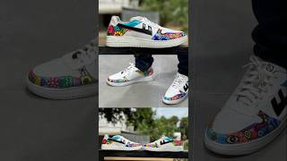 Custom shoes using posca markers doodle art satisfying poscamarkers doodle doodleart [upl. by Octave]