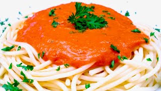 Comment Faire une Sauce Rosée Tomate Crème Basilic  Recette pour des Pâtes [upl. by Aliuqahs558]