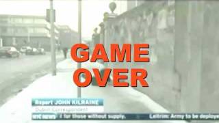 Guy falling on snow  Dublin on ice  Game Over Yeah [upl. by Wendt476]