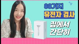 디엔에이플랜 유전자검사 비만유전자 혈통분석 등 88항목 검사를 집에서 간단히 해결 [upl. by Biddie]