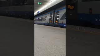 Pendolino departure from Warsaw Central Station [upl. by Coridon]