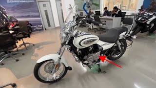 Check Out The New 2024 Model Bajaj Avenger 220 Cruise E20 Variant Moon White Detailed Review🔥 [upl. by Lewie]