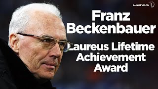 Franz Beckenbauer Speech  Laureus Lifetime Achievement Award [upl. by Rocky]