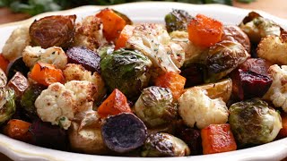 How To Roast Vegetables • Tasty [upl. by Assilym]