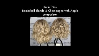 Belle Tress  Bombshell Blonde amp Champagne with Apple Pie comparison Caliente amp Cascara [upl. by Auqeenwahs500]