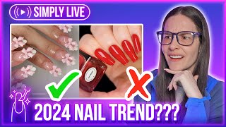 2024 Nail Trend Forecast Paint or Pass💅 🔴LIVE [upl. by Leidgam913]