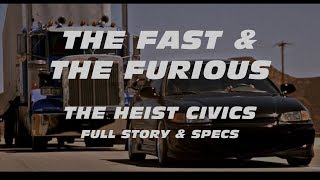 FAST amp FURIOUS HEIST CIVICS [upl. by Dexter163]