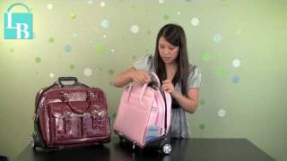 McKlein Willowbrook Detachable Wheeled Laptop Briefcase Review [upl. by Hollington]