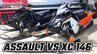 POLARIS ASSAULT VS XC 146 SWITCHBACK SIMILARITIES AND DIFFERENCES OF THESE TWO MODELS [upl. by Indihar]