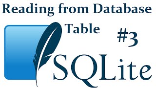 Read from SELECT Database table  SQLite3 with Python 3 part 3 [upl. by Tabitha]