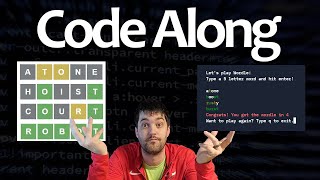 LinebyLine Python Project Walkthrough  Wordle Clone in Terminal [upl. by Osicran58]