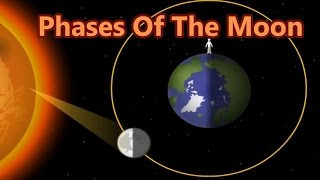 Lunar Cycle Why The Moon Change Shapes 8 Phases Of The Moon Learning Videos For Children [upl. by Lasonde]