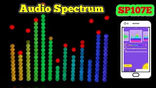 BT Control LED Music Spectrum Homemade audio meter using WS2812B LED strip amp SP107E LED controller [upl. by Isabelita]