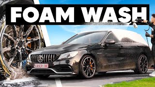 Cleaning a Dirty Mercedes C63 S AMG  Auto Detailing [upl. by Loriner341]