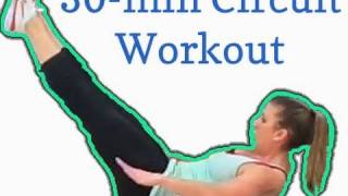 30Minute Weight Loss Circuit Workout [upl. by Ainirtak]