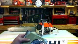 SMALL ENGINE HOW TO Fix and tighten a recoil starter rope and handle [upl. by Eustacia]