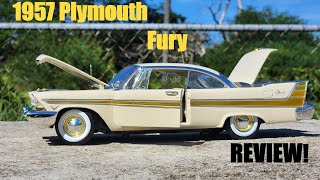 1957 Plymouth Fury in 118 scale Full Review  Highlights  Showcase courtesy of Auto World [upl. by Nairoc]