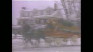 1993 Budweiser Beer Clydesdales Christmas Commercial [upl. by Aria]