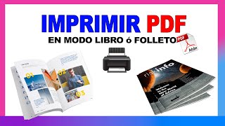 Imprimir PDF como Libro o Folleto 🔴 [upl. by Aitret]