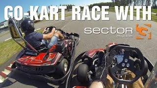 Gokart race with the Sector3 boys [upl. by Yddur993]