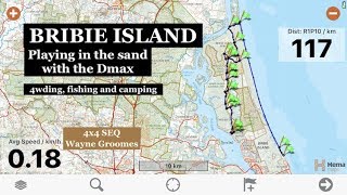 4x4 BRIBIE ISLAND Tracks and Beach We drive the Northern Inland track and return along the beach [upl. by Nagey]