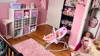 CONVIERTO EL CUARTO DE MIS BEBÉS REBORN MÁS ROSADO  KAWAII  LIMPIEZA EXTREMA EN EL CUARTO [upl. by Goldstein]