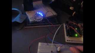 2dimensional vector display with Arduino and Adafruit NeoPixel ring [upl. by Shanahan]