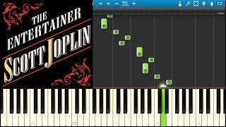 Como tocar quotThe Entertainerquot de Scott Joplin  Piano Fácil  Partitura [upl. by Alwyn350]