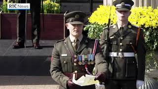 Proclamation of the Irish Republic read at 1916 Rising commemoration [upl. by Pendergast]