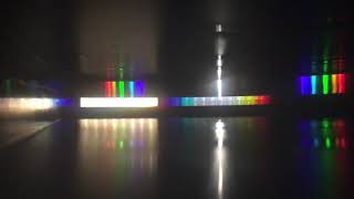 Overhead Light Spectrum Using EISCO Premium Quantitative Spectroscope 002 [upl. by Dlopoel720]