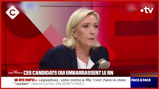 Prise d’otage propos racistes  d’encombrants candidats RN  La Story  C à Vous 02072024 [upl. by Hgielsa952]