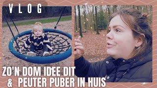 Boswandeling 🌿 Peuter pubertijd Werken en mama zijn  VLOG  DJENN [upl. by Eisele]