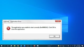 100 SOLVED  The Application Was Unable to Start Correctly 0xc0000142 Error in Windows 101178 [upl. by Ressay]