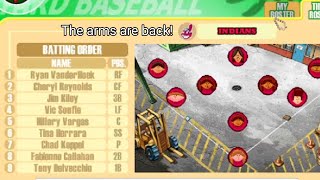 Backyard Baseball league season 11 Consolation Tournament finals game 1 [upl. by Yenal]