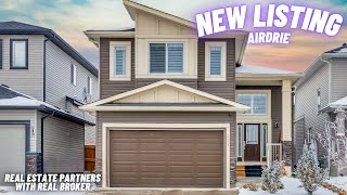 Modern Open Concept Home That Includes 5 Bedrooms in Airdrie [upl. by Tenrag]