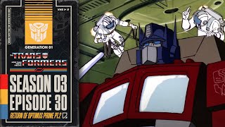 Return of Optimus Prime Part 2  Transformers Generation 1  Season 3  E30  Hasbro Pulse [upl. by Orva451]