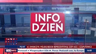 20190217 • TVP INFO • 1600 ▸ Info Dzień  fragment [upl. by Ashlen908]