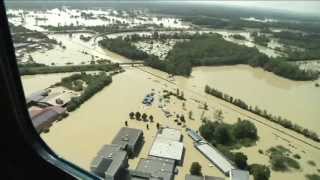 Luftaufnahmen vom HOCHWASSER in DEGGENDORF und Umgebung [upl. by Hoashis]