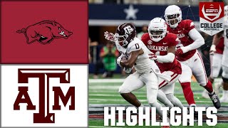 7 Texas AampM vs 16 Arkansas Extended Highlights  CBS Sports HQ [upl. by Lladnek]