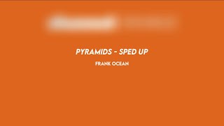 frank ocean pyramids sped up [upl. by Estevan]