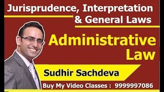 Administrative LawCS exe Jurisprudence Interpretation and General Laws [upl. by Deedahs]