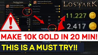 How To Make 10000 GOLD In The Market DAILY Step By Step Guide  Lost Ark [upl. by Lednik33]