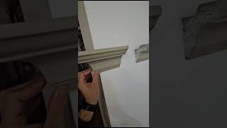 How to cut external coving corners with a mitre saw At Homemerce we produce premium covings [upl. by Aleck731]