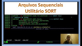 Arquivos Sequenciais  Utilitário SORT [upl. by Burkhard]