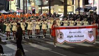 Porterville HS  2015 Hollywood Christmas Parade [upl. by Ylicec]